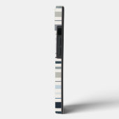 Blauwe Kuststrepen Case-Mate iPhone Case (Achterkant / Links)