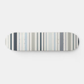 Blauwe Kuststrepen Persoonlijk Skateboard (Horizontaal)