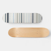 Blauwe Kuststrepen Persoonlijk Skateboard (Horizontaal)