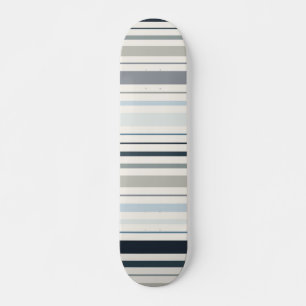 Blauwe Kuststrepen Persoonlijk Skateboard