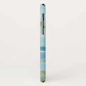 Blauwe kuststrook Case-Mate iPhone case (Achterkant/links)