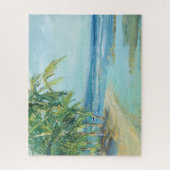 Blauwe kuststrook legpuzzel (Verticaal)