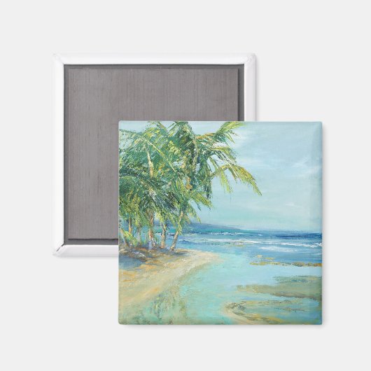 Blauwe kuststrook magneet (Voorkant / Achterkant)