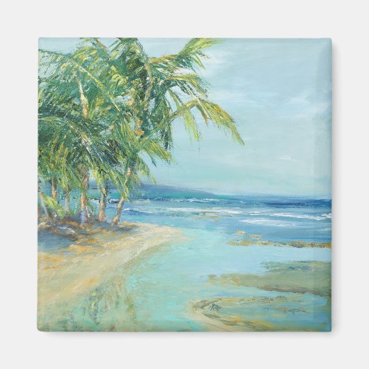 Blauwe kuststrook magneet (Voorkant)