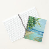 Blauwe kuststrook notitieboek (Binnen)