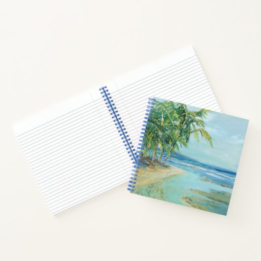 Blauwe kuststrook notitieboek (Binnen)