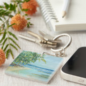 Blauwe kuststrook sleutelhanger (Voorkant Rechts)