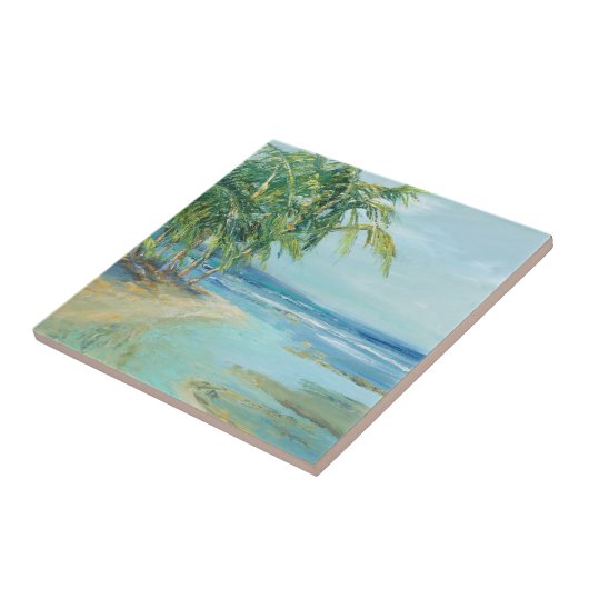 Blauwe kuststrook tegeltje (Zijkant)