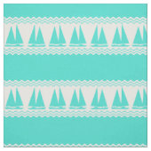 Blauwe kuststropen stof (Swatch)