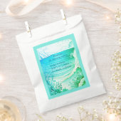 blauwe kustvibe bruiloft bedankzakje (Geknipt)