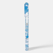 Blauwe kustvogels Moderne Waterverf Art Case-Mate iPhone Case (Achterkant / Links)