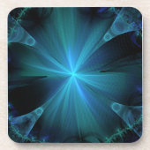 Blauwe kwal bier onderzetter (Voorkant)