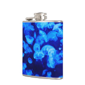 Blauwe kwal heupfles (Links)