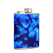 Blauwe kwal heupfles (Rechts)