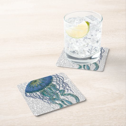 Blauwe kwal kartonnen onderzetters (Insitu)