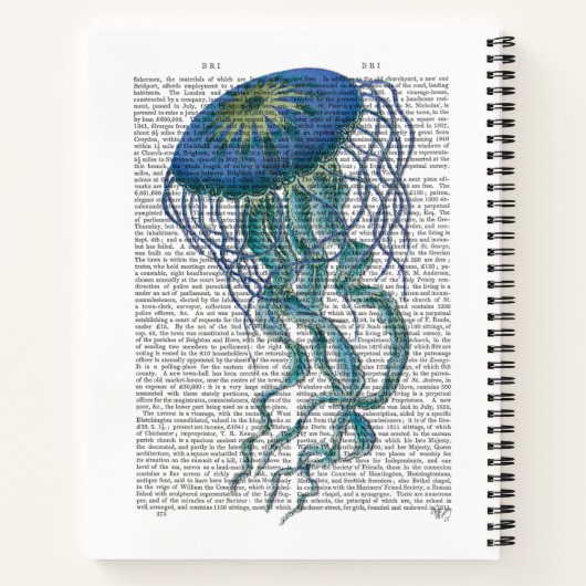 Blauwe kwal notitieboek (Achterkant)