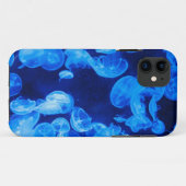 Blauwe kwal onder water Case-Mate iPhone case (Achterkant (horizontaal))