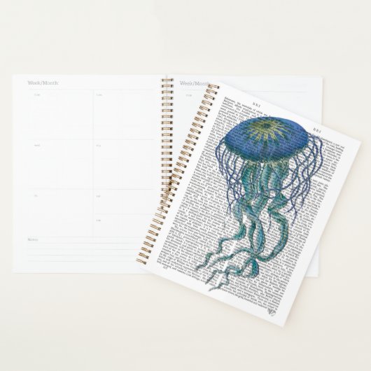 Blauwe kwal planner (Display)