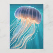 Blauwe kwal | Schilderij van oceandier Briefkaart (Voorkant)