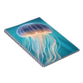 Blauwe kwal | Schilderij van oceandier Notitieboek (Rechterzijde)