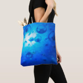 Blauwe kwal tote bag (Dichtbij)