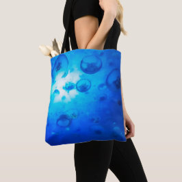 Blauwe kwal tote bag