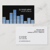 Blauwe kwalificator visitekaartje (Voorkant / Achterkant)