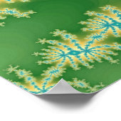 Blauwe kwallen (afdrukken) poster (Hoek)