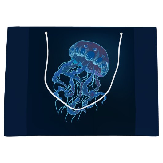 Blauwe Kwallen Cadeautas (Voorkant)