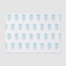 Blauwe kwallen - Weefselpapier