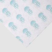 Blauwe kwallen - Weefselpapier Tissuepapier (Detail)