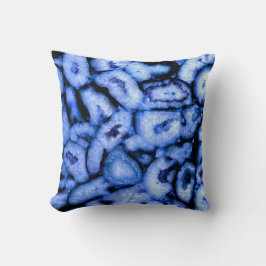 Blauwe Kwarts Blauwe Agaat blauwe Geodes Kussen