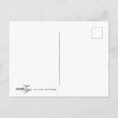 Blauwe laatste editie komt binnekort zwangerschap aankondigingskaart (Achterkant)