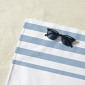 Blauwe Laatste Spat Bruidsmeisje Strandlaken (In situ)