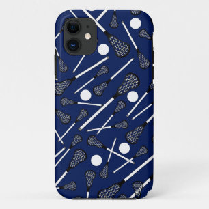 Blauwe lacrosse marineslijm Case-Mate iPhone case