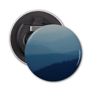 Blauwe lagen button flesopener