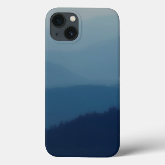 Blauwe lagen Case-Mate iPhone case (Achterkant)