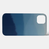 Blauwe lagen Case-Mate iPhone case (Achterkant (horizontaal))