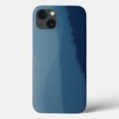 Blauwe lagen Case-Mate iPhone case (Achterkant)