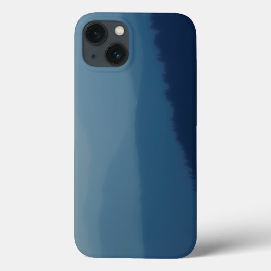 Blauwe lagen Case-Mate iPhone case (Achterkant)