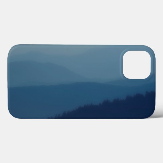 Blauwe lagen Case-Mate iPhone case (Achterkant (horizontaal))