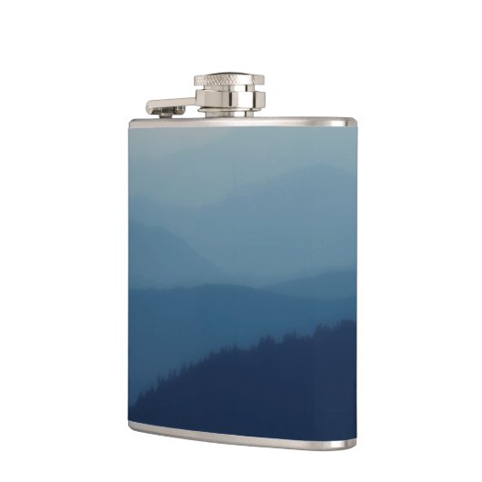 Blauwe lagen heupfles (Links)