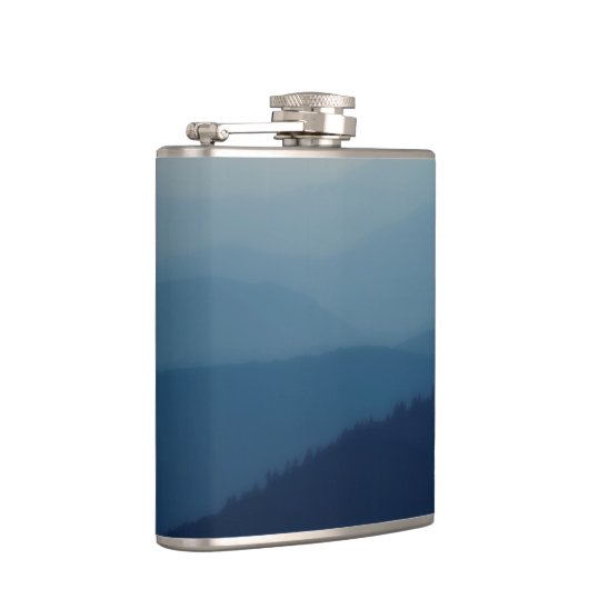 Blauwe lagen heupfles (Rechts)