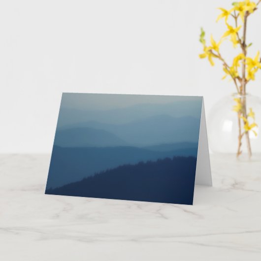 Blauwe lagen kaart (Gele Bloem)