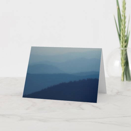 Blauwe lagen kaart (Voorkant)