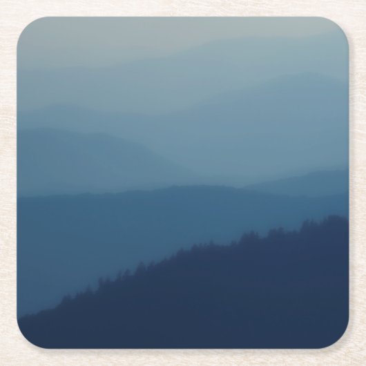 Blauwe lagen kartonnen onderzetters (Voorkant)