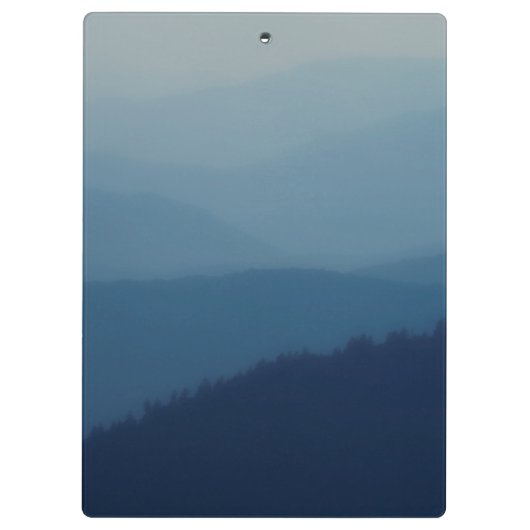 Blauwe lagen klembord (Achterkant)