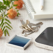 Blauwe lagen sleutelhanger (Zijkant)