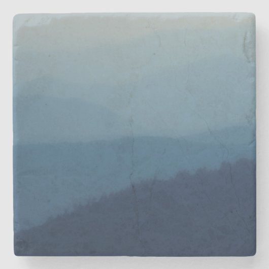 Blauwe lagen stenen onderzetter (Voorkant)