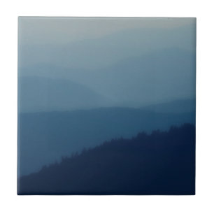 Blauwe lagen tegeltje